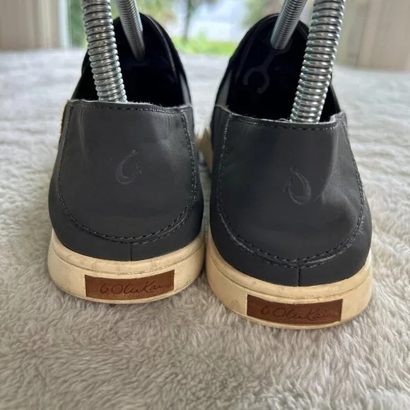 OluKai Pehuea Classic Lightweight Slip-on Sneaker Womens 7.5 Drop-In Heel - Picture 4 of 5